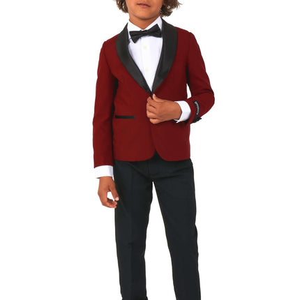 Bordeaux Red Tuxedo Boy <tc>OppoSuits</tc>