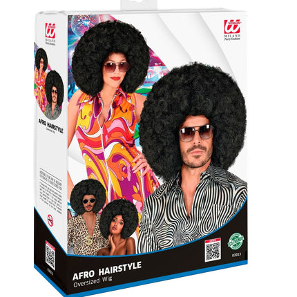 Czarna peruka Maxi Afro