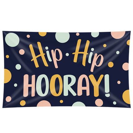 Flaga Gable Hip Hip Hooray 1.5m