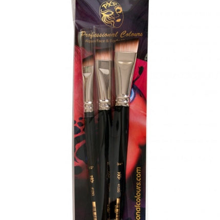 Zestaw szczotek PXP krótkowłosych kątowych 1/2", 5/8", 3/4"