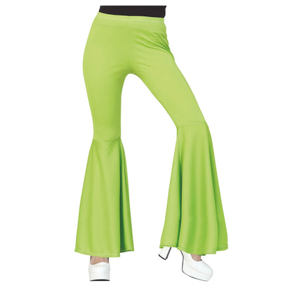 Spodnie Disco 70S Zielone Damskie