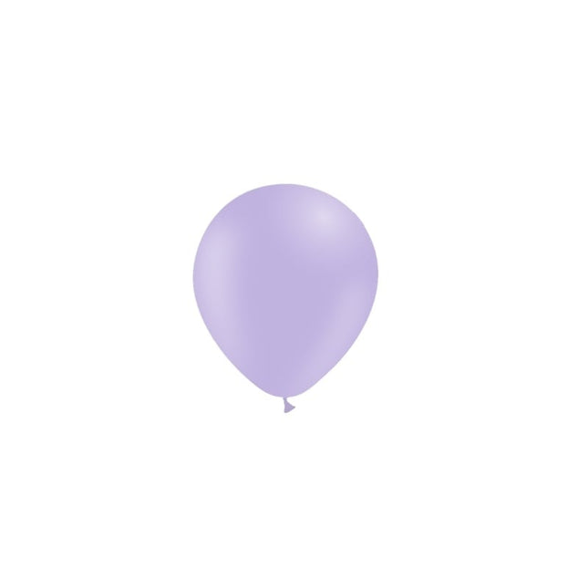 Balony liliowe pastelowe 14cm 100szt
