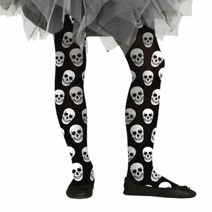 Halloweenowe legginsy Dziewczyna z Czaszką