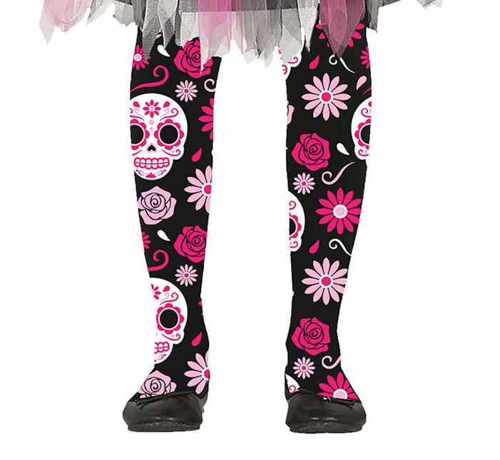 Dziecięce legginsy Dia De Los Muertos