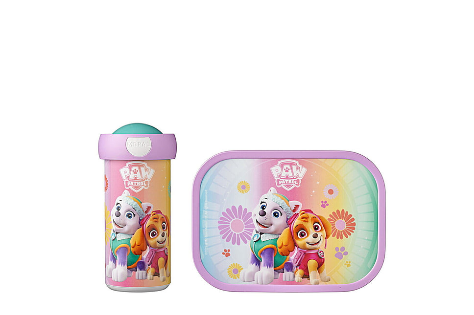Zestaw obiadowy Kubek szkolny i pudełko na lunch Paw Patrol Girls