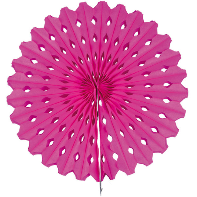 Wachlarz papierowy Fuchsia 45 cm
