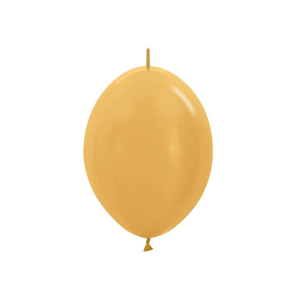 Balony Metallic Gold 15cm 50szt