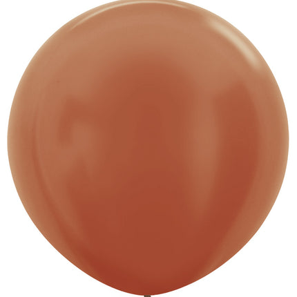Balony Metallic Copper 91cm 2szt.