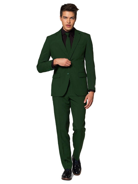 Ciemnozielony garnitur męski <tc>OppoSuits</tc>