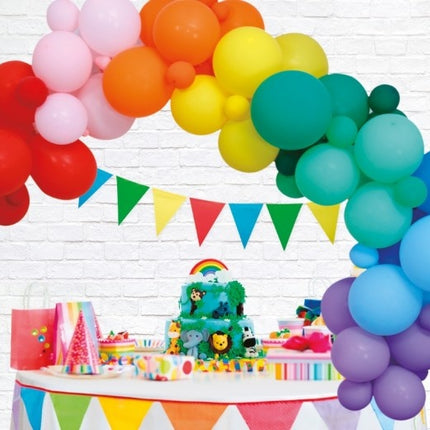 Łuk balonowy Domowy zestaw Rainbow 4m