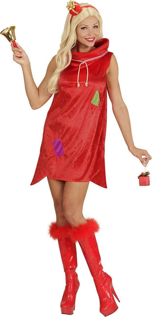 Torebka świąteczna Santa Dress z opaską do włosów na prezent