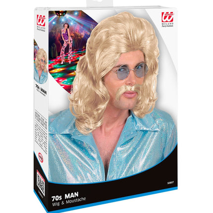 Blond peruka 70's