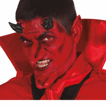 Naklejki na twarz diabła na Halloween