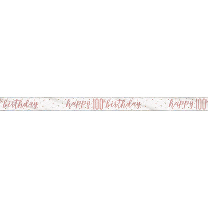 Barrier Ribbon 100 Years Rose Gold 2.75m