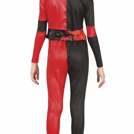 Kostium Suicide Squad na Halloween dla dziewczynki czerwony