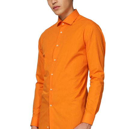 Pomarańczowa koszula męska <tc>OppoSuits</tc>