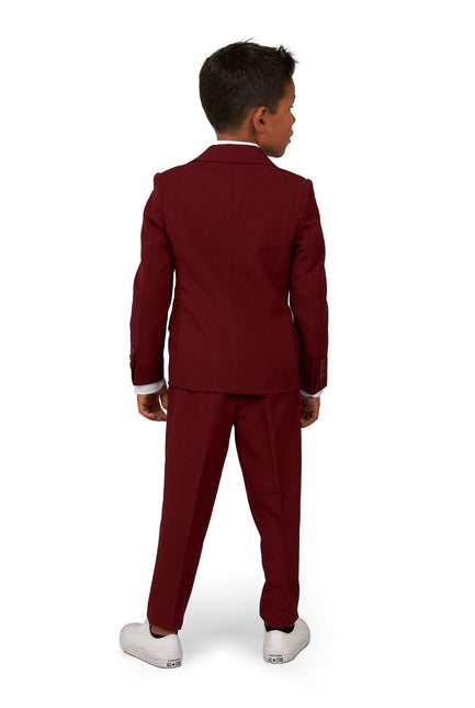 Bordowo-czerwony garnitur chłopca <tc>OppoSuits</tc>