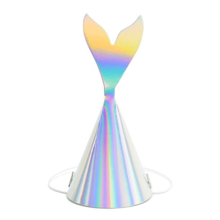 Czapki imprezowe syrenki 18cm 6szt