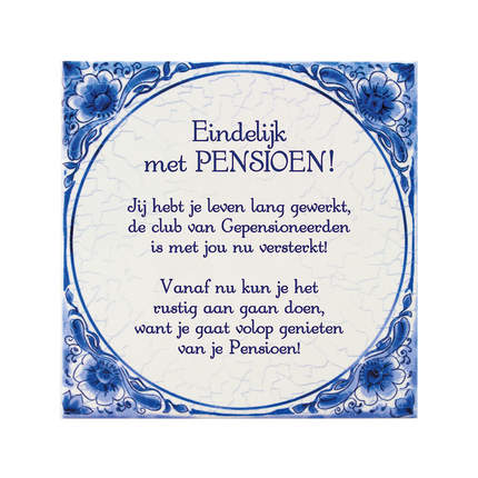 Płytka Delft Blue Pension 14,5 cm