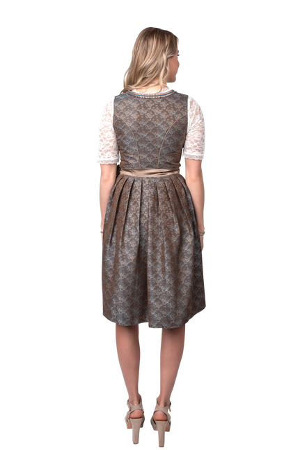 Zielona sukienka Dirndl Oktoberfest Ladies Jaquard