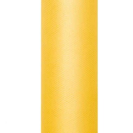 Rolka żółtego tiulu 15cm 9m