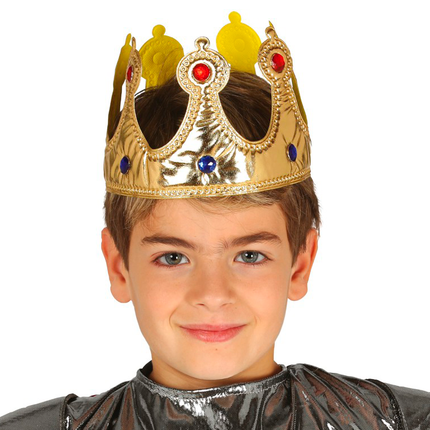 Crown Fabric Child Gold