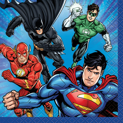 Serwetki Justice League 25cm 16szt
