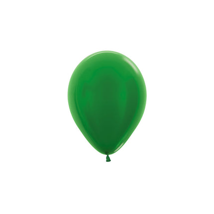 Balony Metallic Green 12cm 50szt
