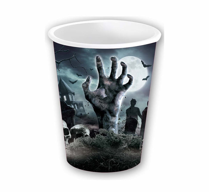 Halloweenowe kubki cmentarne 355ml 6szt
