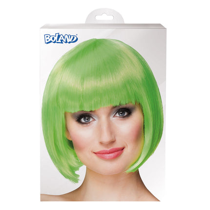 Peruka Bob Lime Green