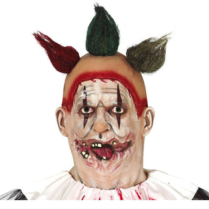 Maska klauna na Halloween Włosy