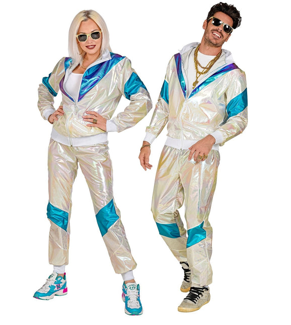Neon 80S Tracksuit Faulty Pearl