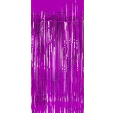 Fioletowa folia kurtynowa do drzwi 2m