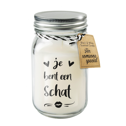 Świeca zapachowa Jesteś Skarbem 14cm