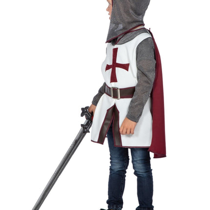 Kostium rycerza Krzyż dziecięcy 4 szt.