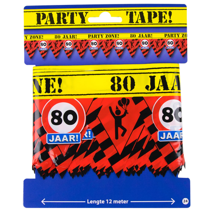 Taśma barierowa 80 lat 12 m