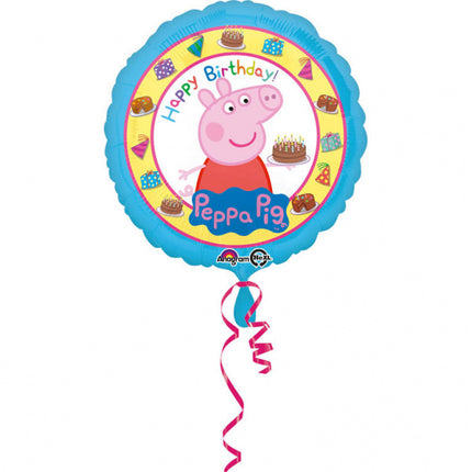 Balon Peppa Pig Happy Birthday 43 cm pusty