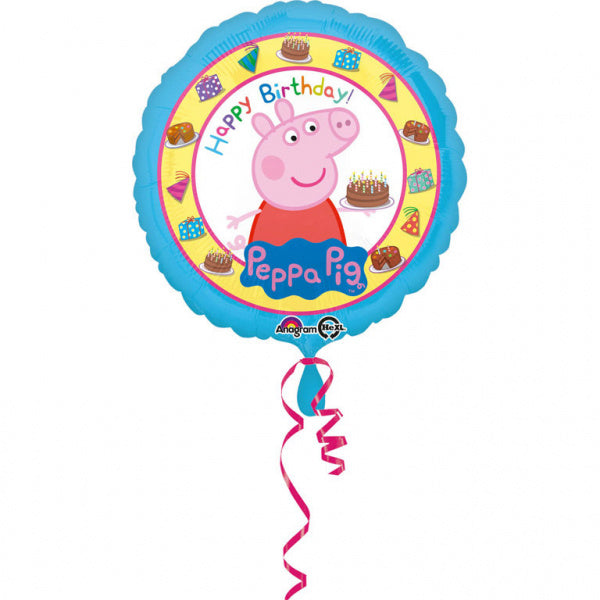 Balon Peppa Pig Happy Birthday 43 cm pusty