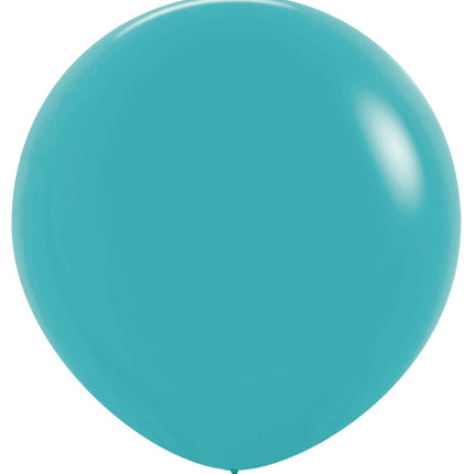Balony Karaibski błękit 91cm 2szt.