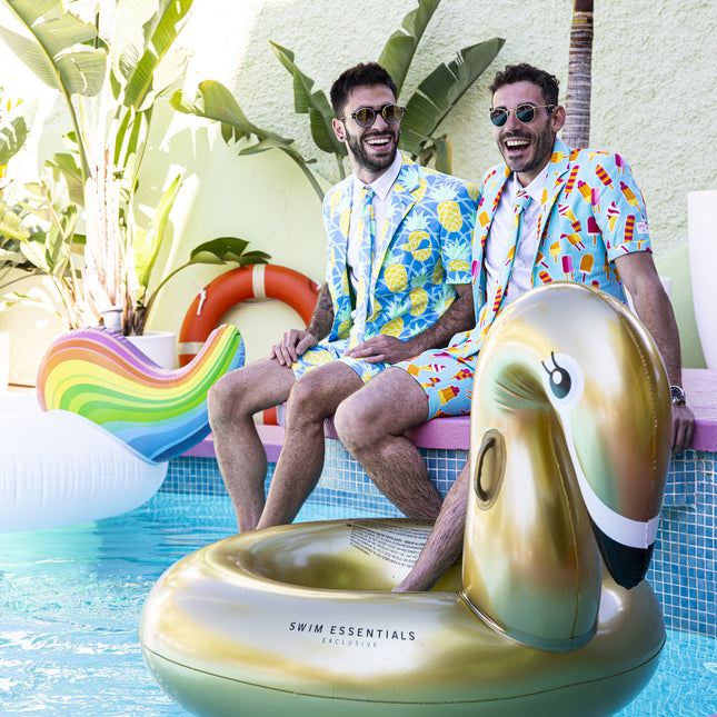 Kosz do pływania Swim Basket Swan Gold 95 cm