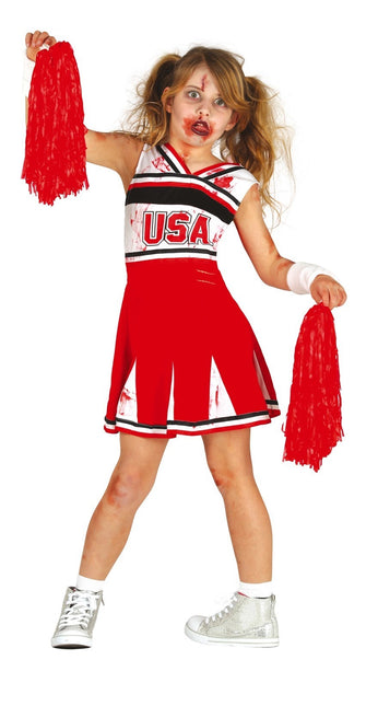 Cheerleaderka w kostiumie