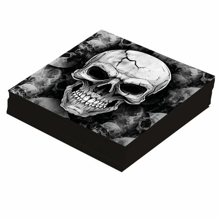 Serwetki na Halloween Szkielet 33 cm