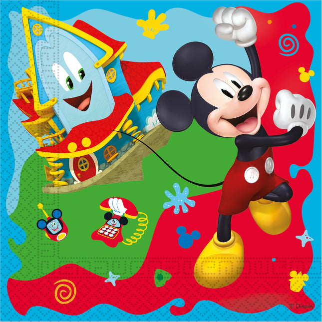 Serwetki Mickey Rock The House 33cm 20szt