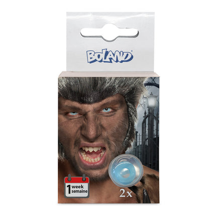 Niebieskie soczewki Werewolf Wee