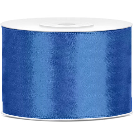 Wstążka satynowa Royal Blue 50mm 25m
