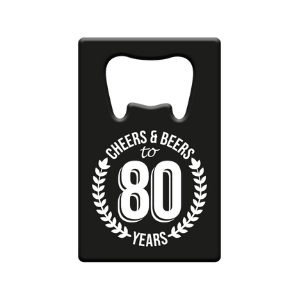 Otwieracz do piwa 80 lat Cheers & Beers