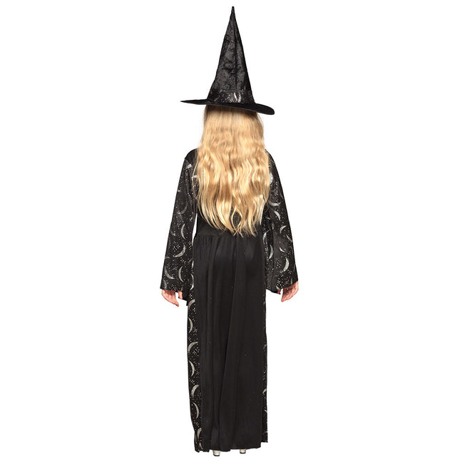 Kostium czarownicy na Halloween dla dziecka czarny