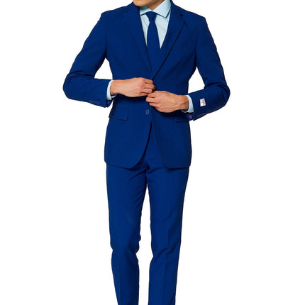 Granatowy garnitur męski <tc>OppoSuits</tc>