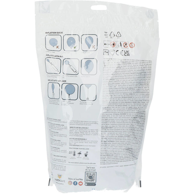 Balony jasnoniebieskie pudrowy błękit 33cm 100szt