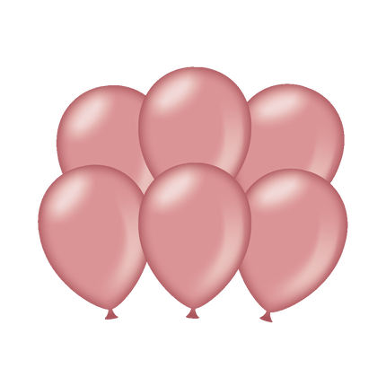 Balony Rose Gold Metallic 30cm 6szt